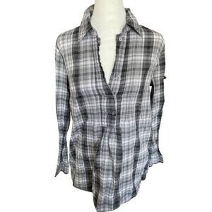 New York & Company plaid top